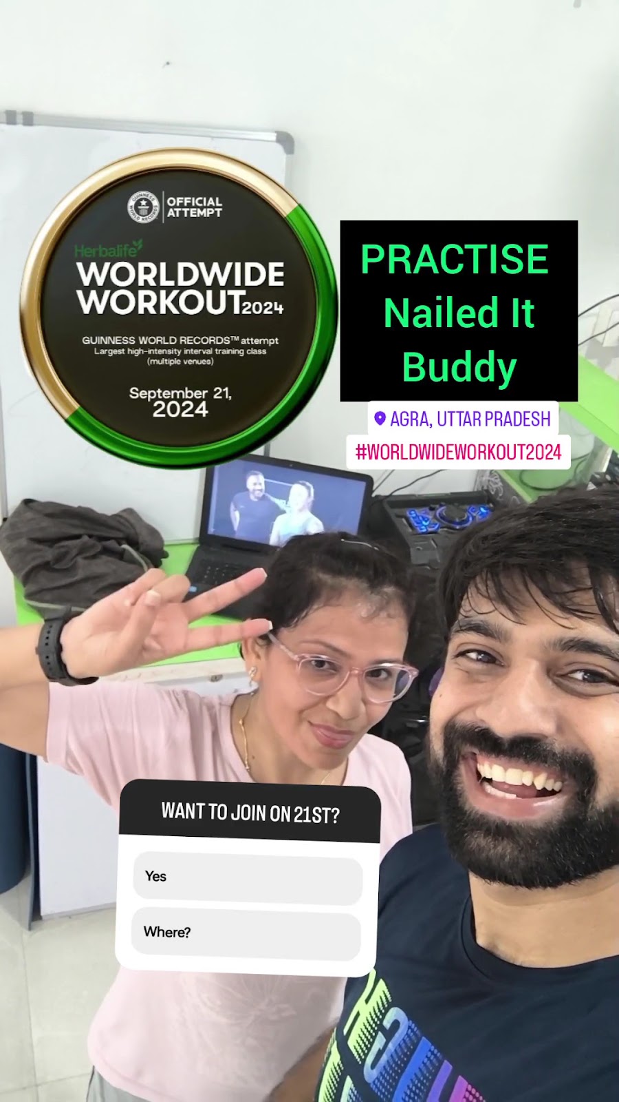 SoVik at Herbalife Worldwide Workout 2024